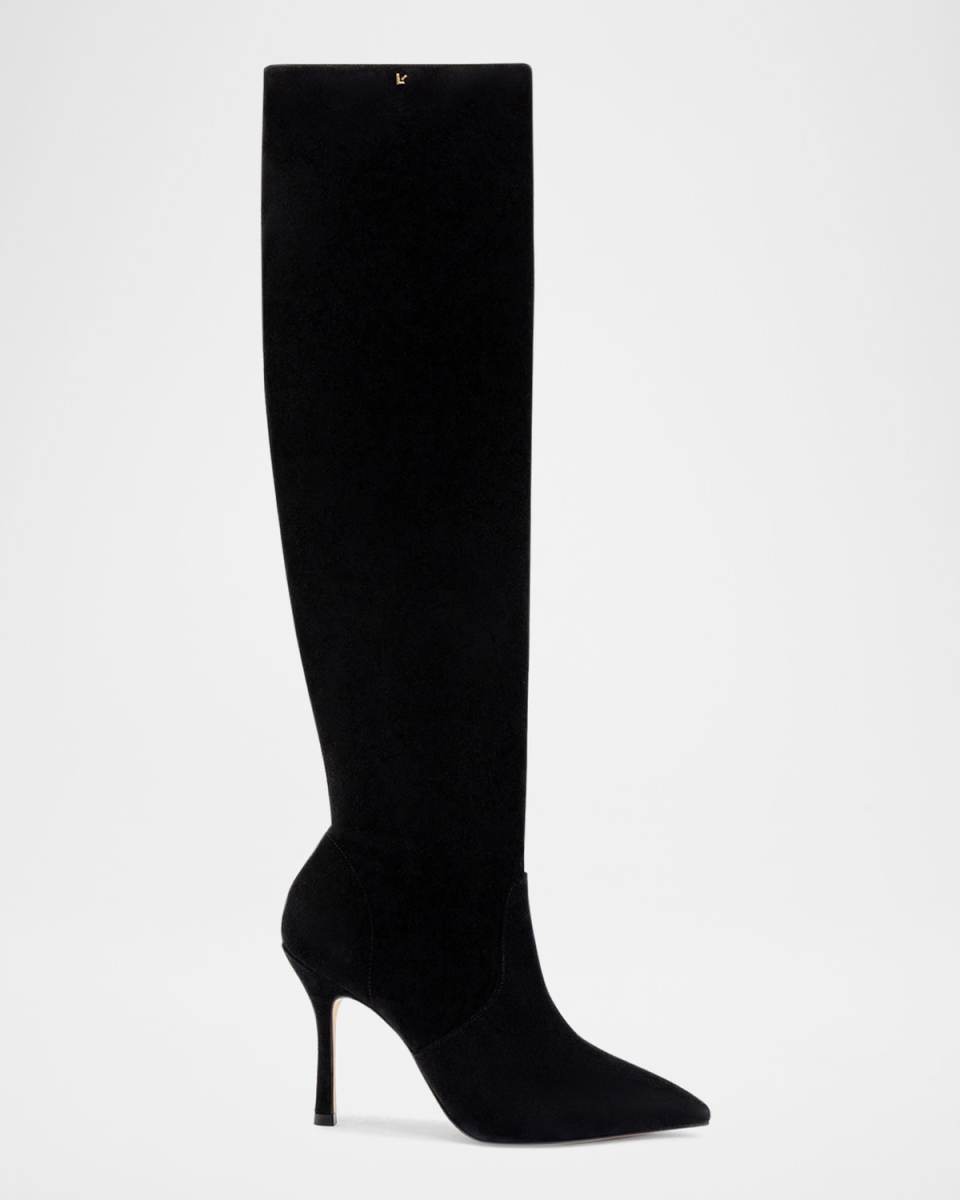 Kate Suede Stiletto Knee Boots